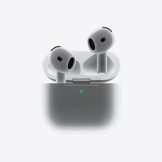 سماعات AirPods 4 مع خاصية إلغاء الضوضاء النشطة.